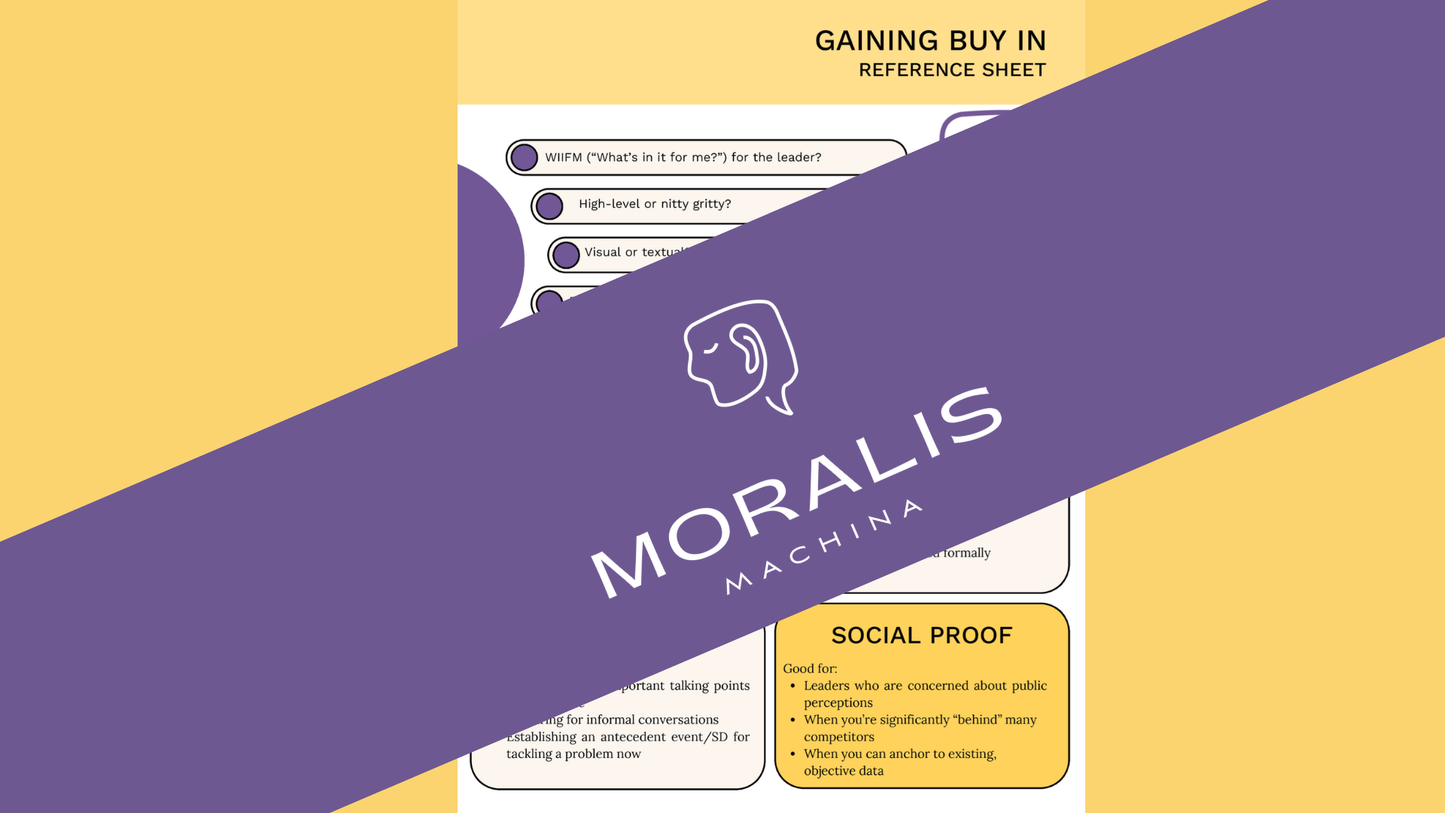 Gaining Leadership Buy-In Cheat Sheet