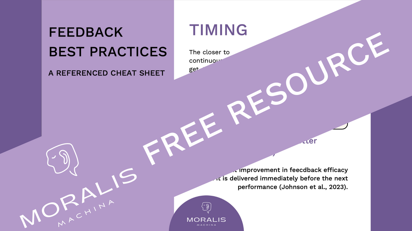 Free Feedback Best Practices Cheat Sheet