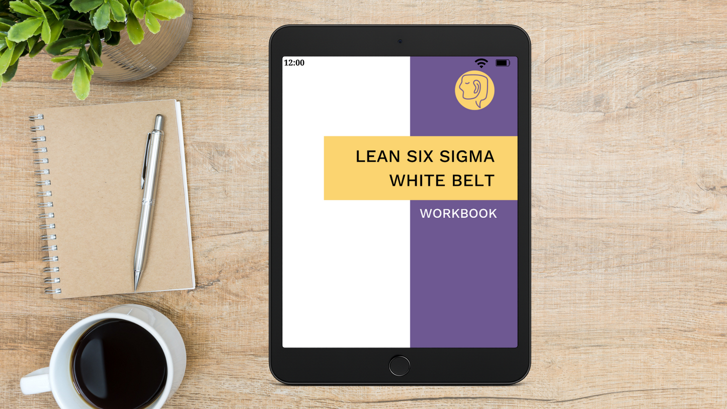 Lean Six Sigma Yellow Belt Workbook - Digital Only