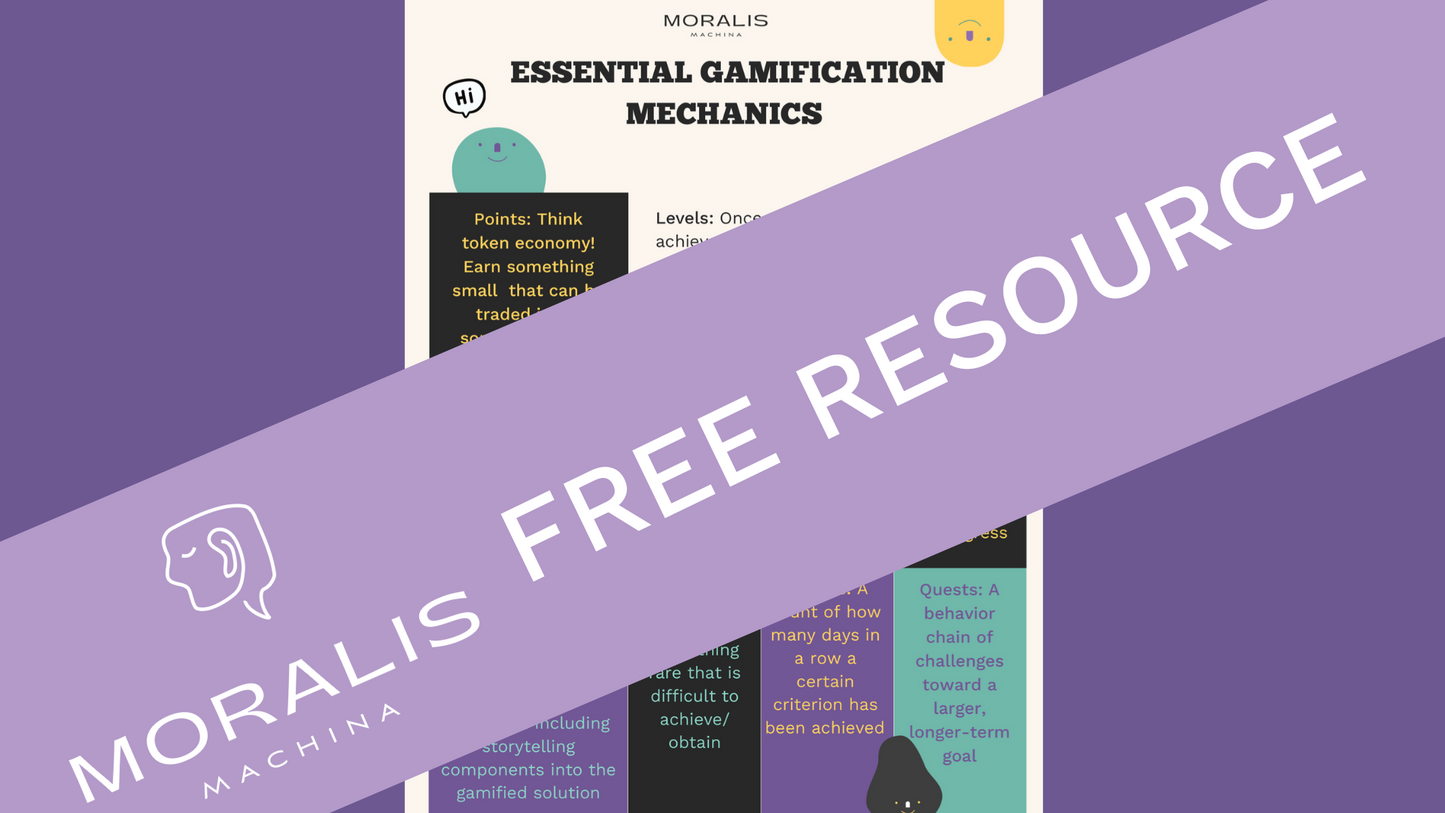 Free Gamification Mechanics Cheat Sheet