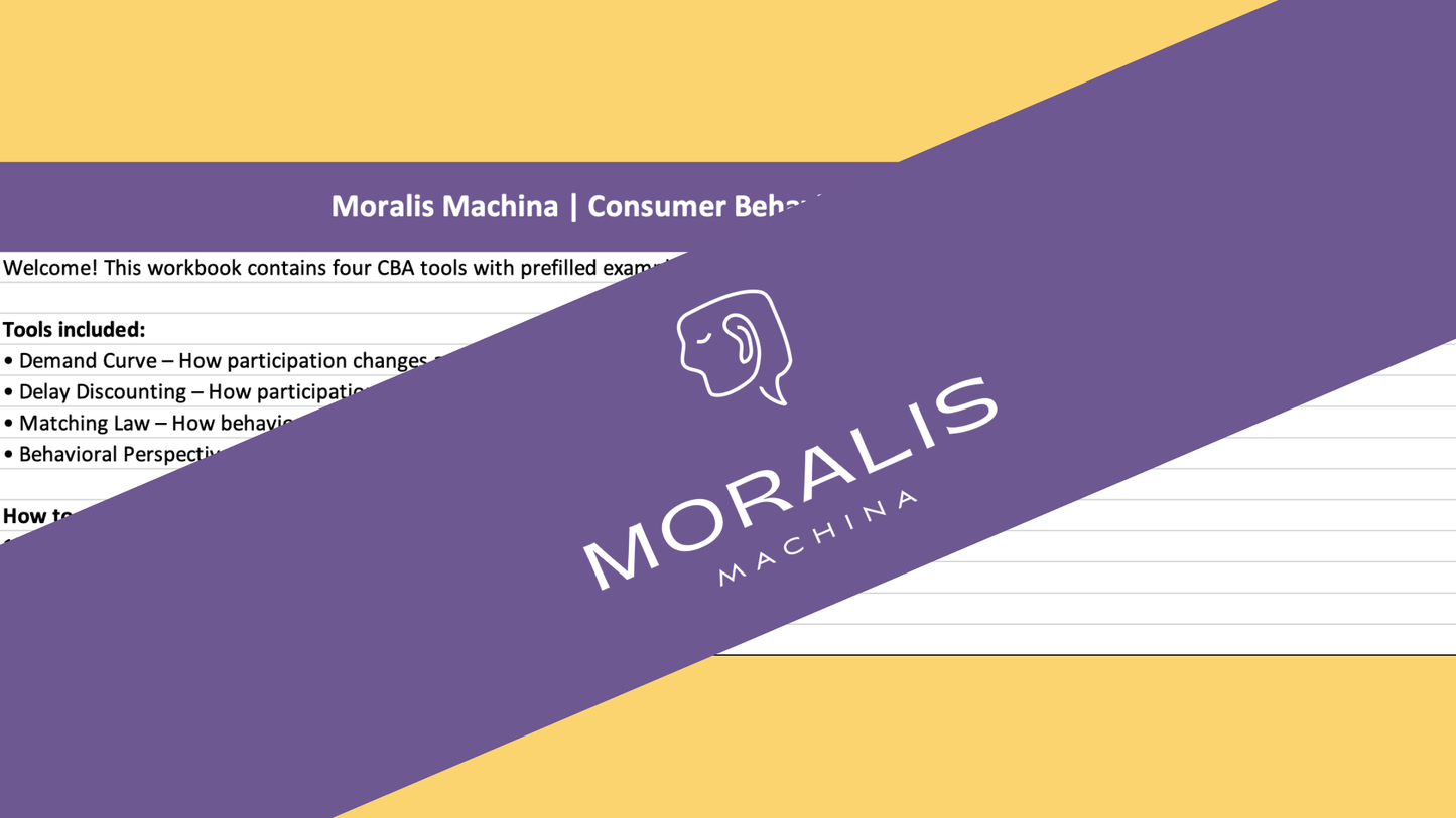 Consumer Behavior Workbook