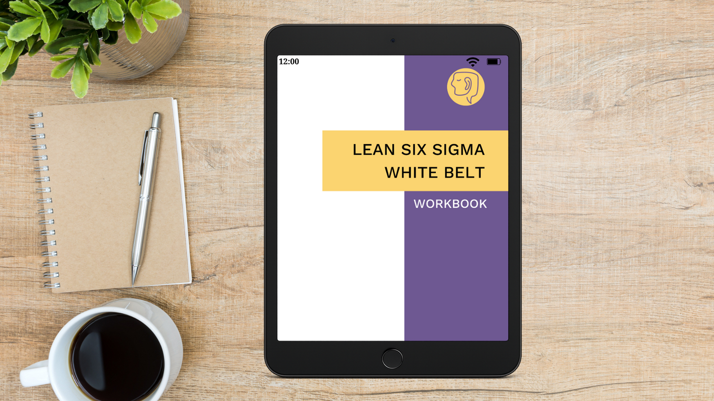 Lean Six Sigma White Belt Workbook - Digital Only