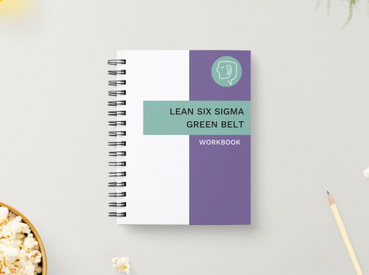 Lean Six Sigma Green Belt Workbook - Physical + Digital