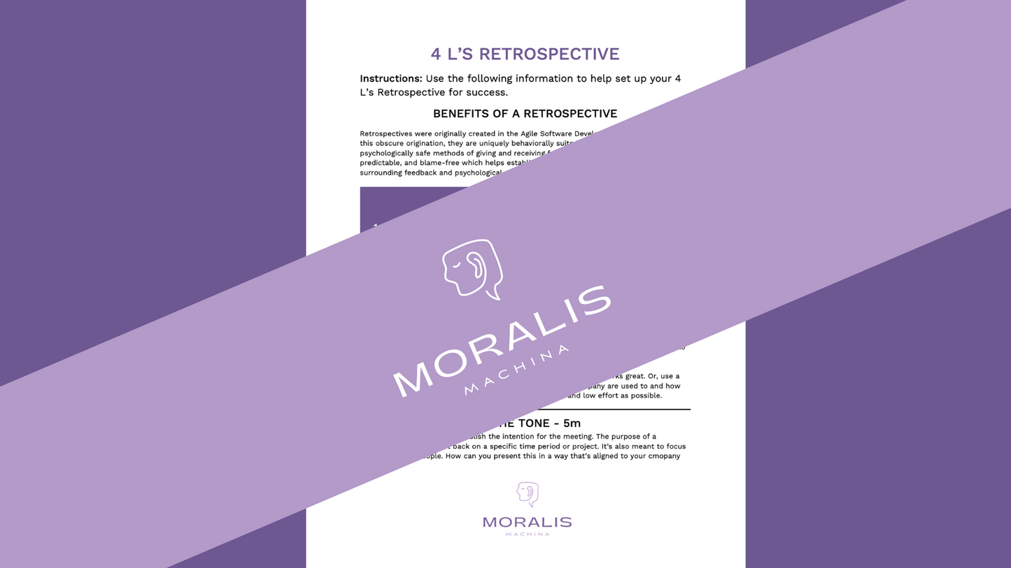4 L's Retrospective Template + Instruction Manual