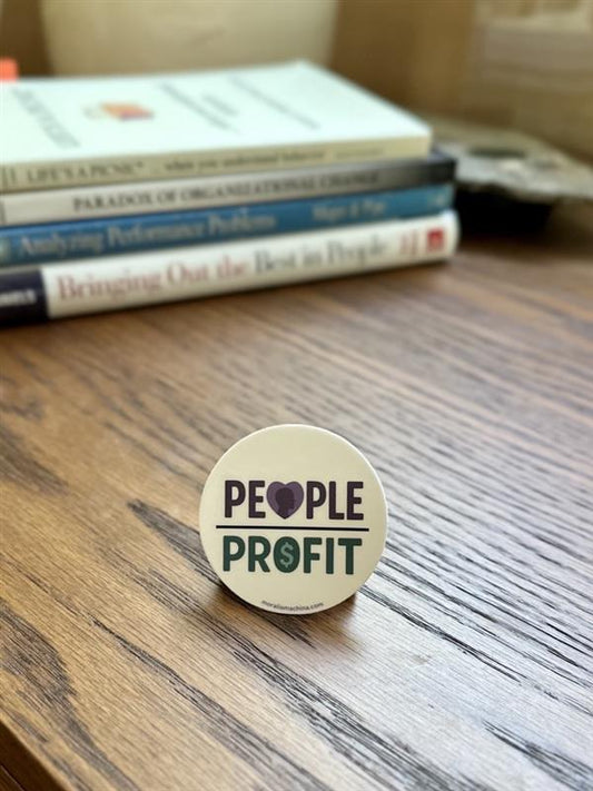 "People Over Profits" Sticker
